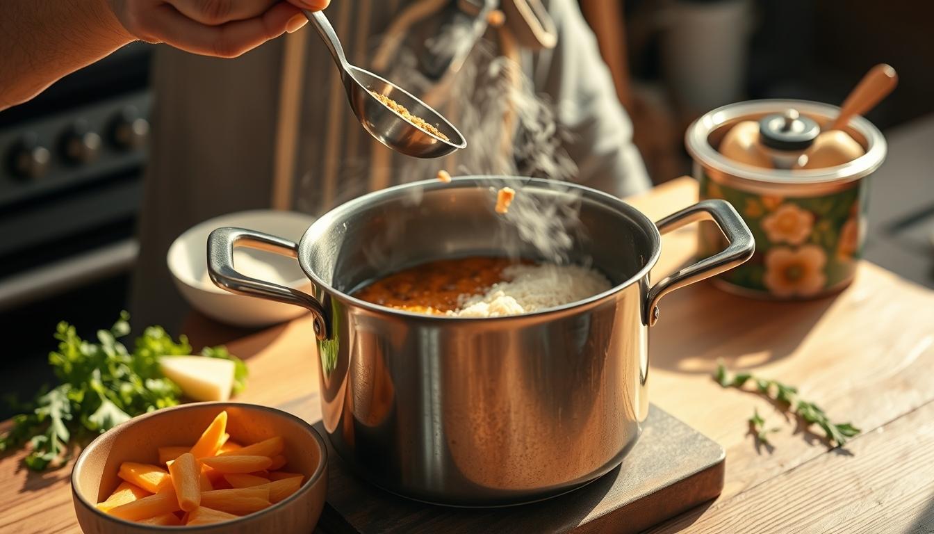 Fresh seasonal ingredients arranged for home cooking